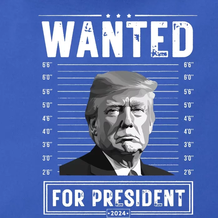 Wanted For President 2024 Vote Trump Zip Tote Bag