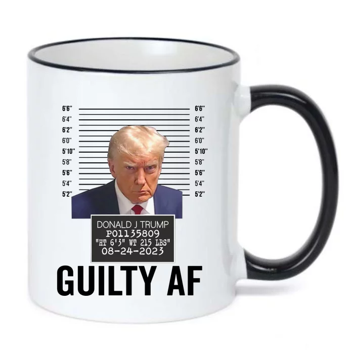 Wanted For President 2024 Trump Mugshot Black Color Changing Mug