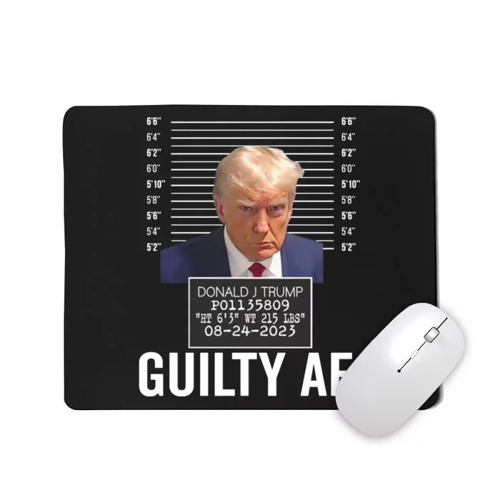 Wanted For President 2024 Trump Mugshot Mousepad