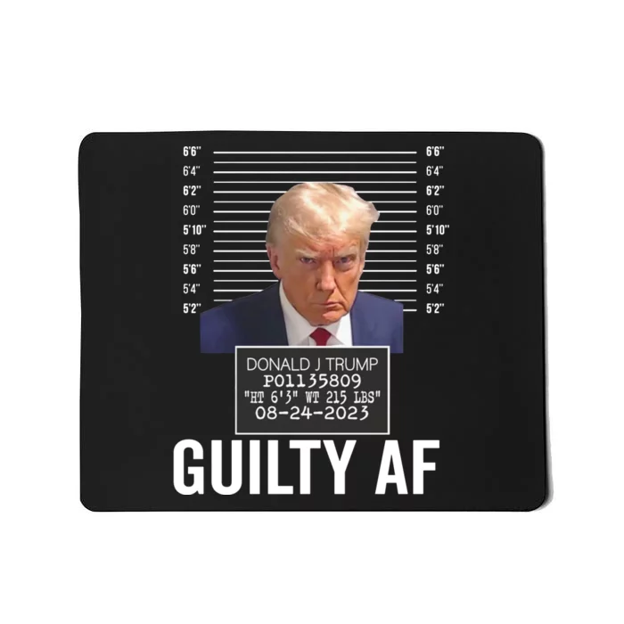 Wanted For President 2024 Trump Mugshot Mousepad