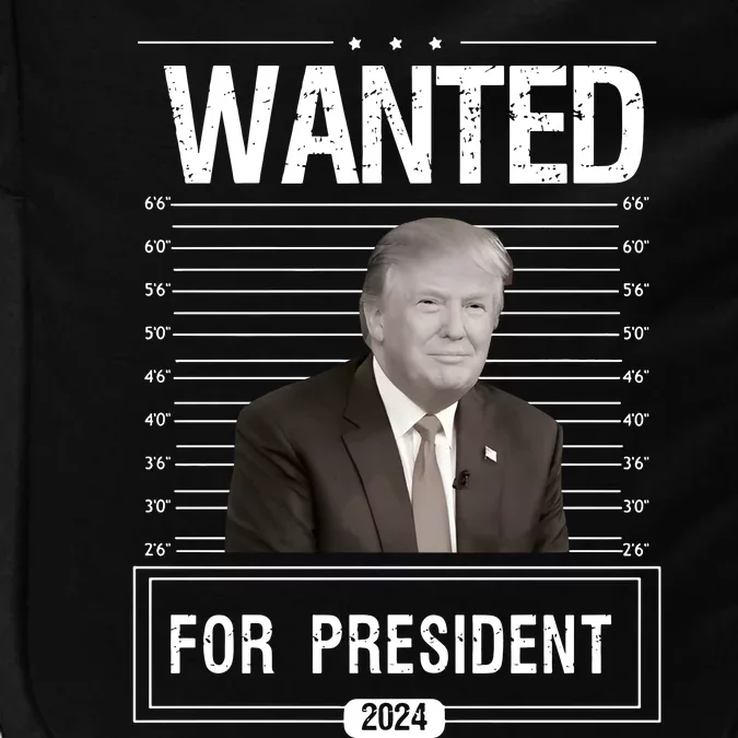 Wanted For President Trump 2024 Impact Tech Backpack