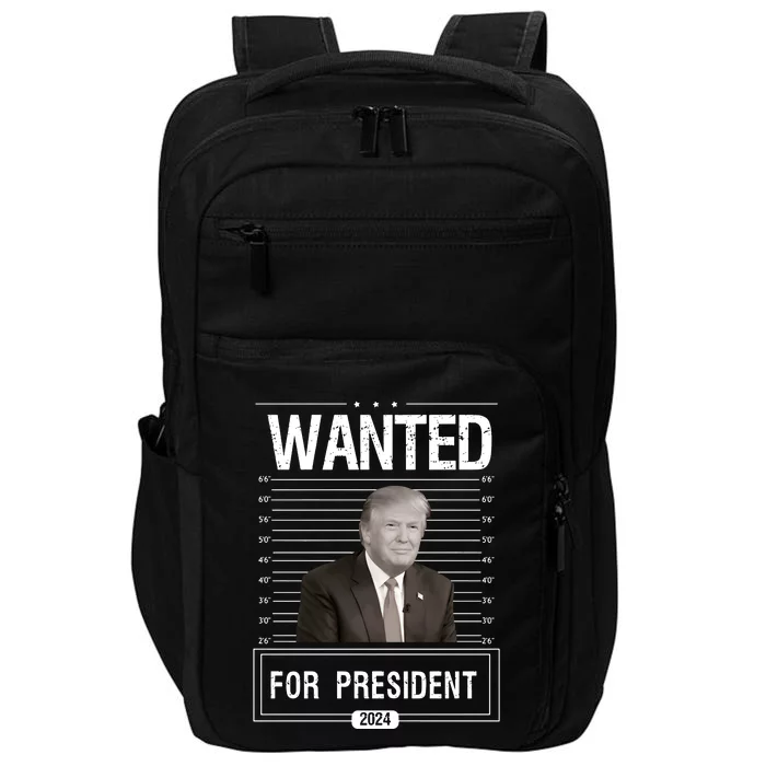 Wanted For President Trump 2024 Impact Tech Backpack