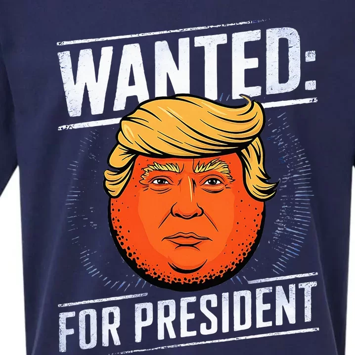 Wanted For President Trump Donald Trump For President 2024 Sueded Cloud Jersey T-Shirt