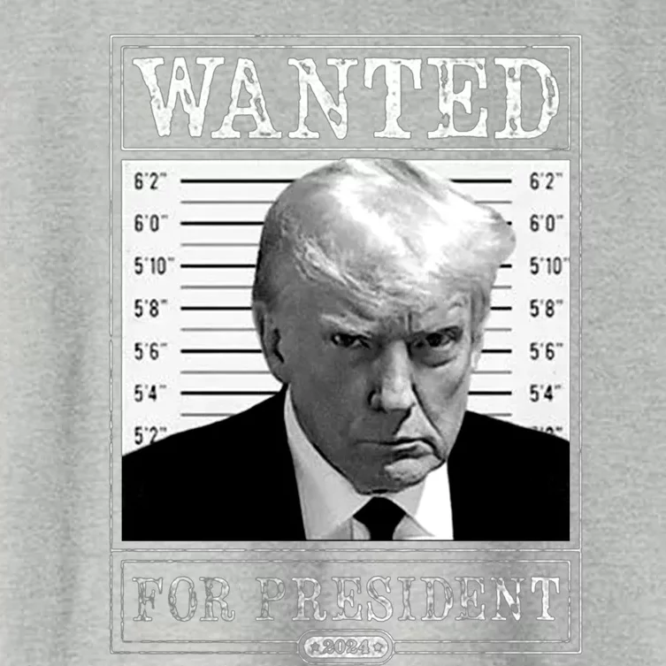 Wanted For President 2024 Women's Crop Top Tee