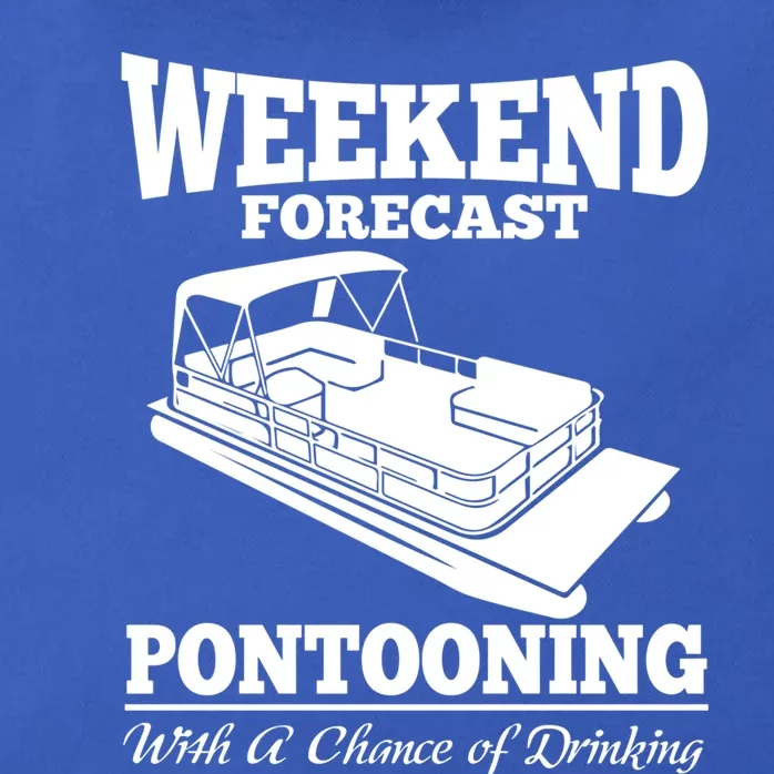 Weekend Forecast Pontooning With A Chance Of Ing Party Gift Zip Tote Bag