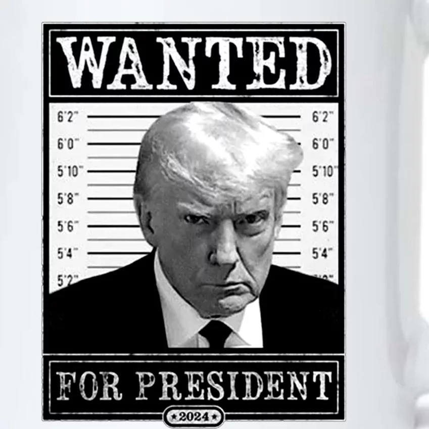 Wanted For President 2024 Black Color Changing Mug