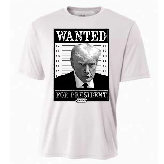 Wanted For President 2024 Cooling Performance Crew T-Shirt