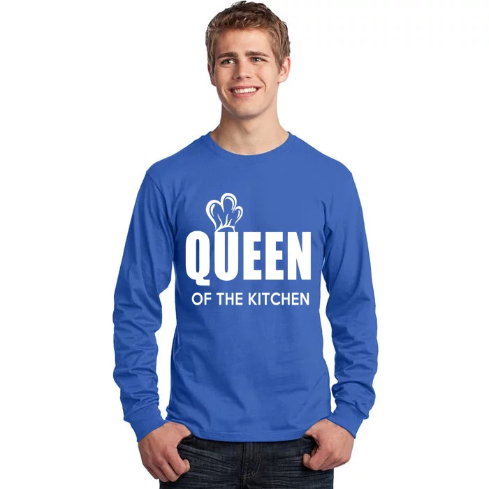 Wholesome Family Queen Of The Kitchen Cooking Gift Tall Long Sleeve T-Shirt