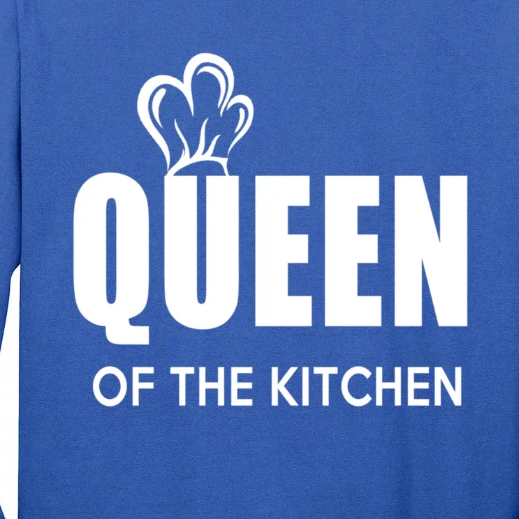 Wholesome Family Queen Of The Kitchen Cooking Gift Tall Long Sleeve T-Shirt