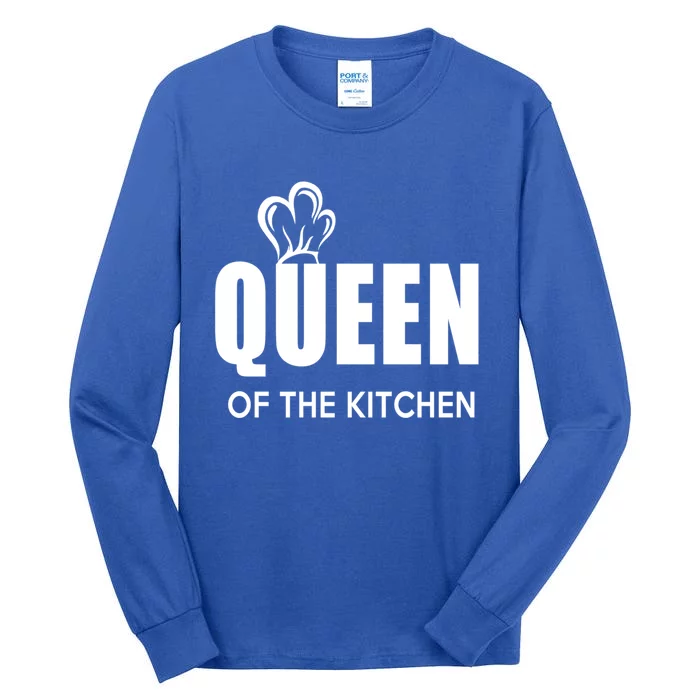 Wholesome Family Queen Of The Kitchen Cooking Gift Tall Long Sleeve T-Shirt