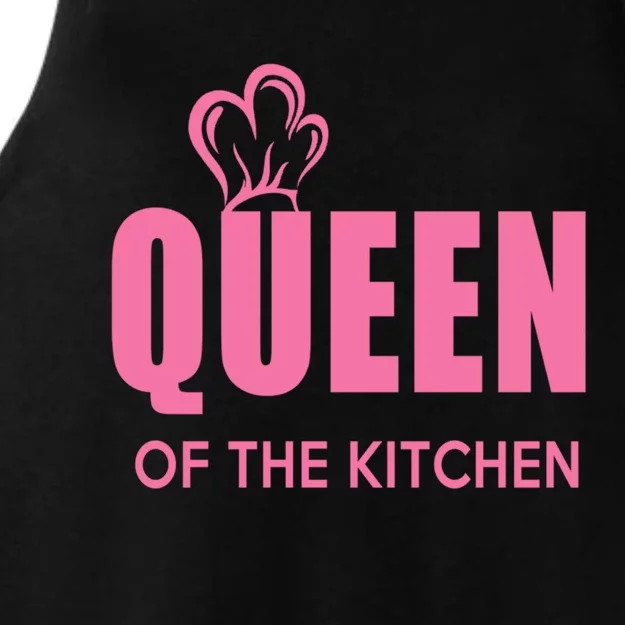 Wholesome Family Queen Of The Kitchen Funny Gift Ladies Tri-Blend Wicking Tank