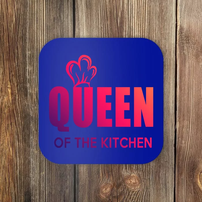 Wholesome Family Queen Of The Kitchen Funny Gift Coaster