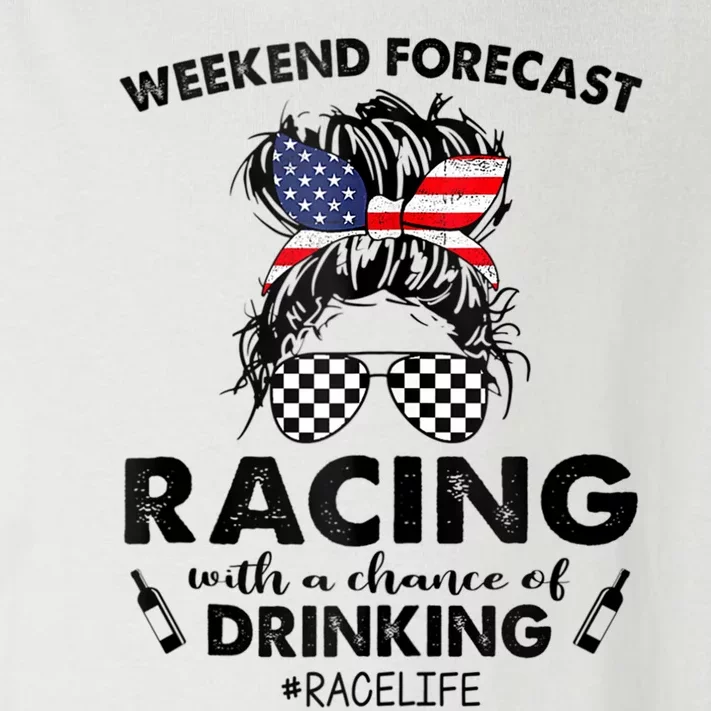 Weekend Forecast Racing With A Chance Of Drinking Race Life Toddler Long Sleeve Shirt