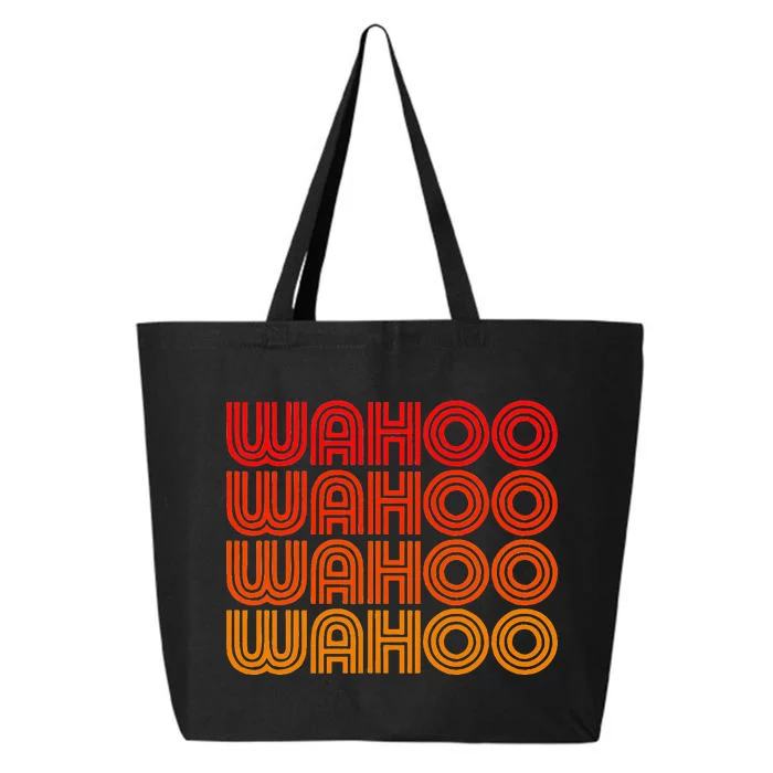 Wahoo Funny Retro Vintage Sunset Goofy Silly Weird Word 25L Jumbo Tote