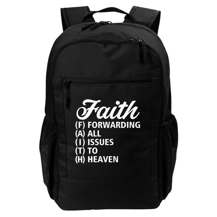 Women Faith Round Neck Graphic T Shirts Cute Funny Tops Daily Commute Backpack