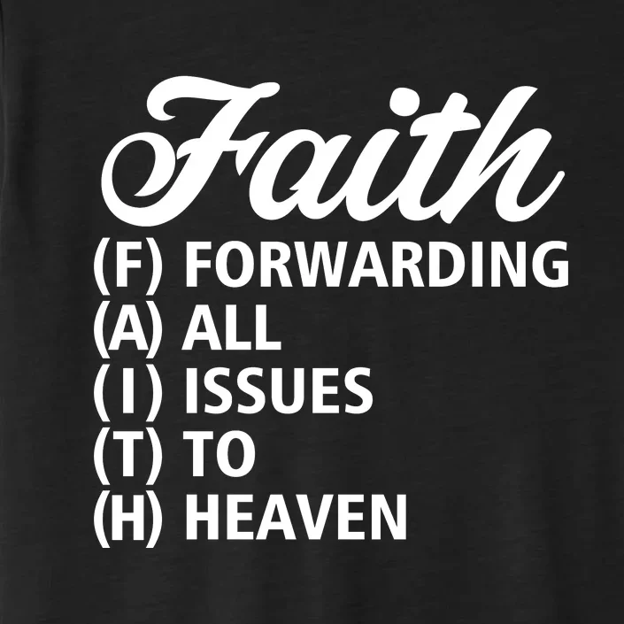 Women Faith Round Neck Graphic T Shirts Cute Funny Tops ChromaSoft Performance T-Shirt