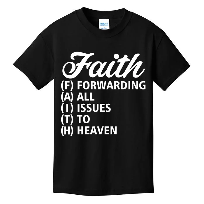 Women Faith Round Neck Graphic T Shirts Cute Funny Tops Kids T-Shirt