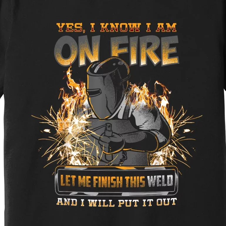 Welding Funny Saying Welder For Men Premium T-Shirt