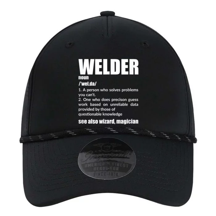 Welder Funny Saying Welding For Men Performance The Dyno Cap