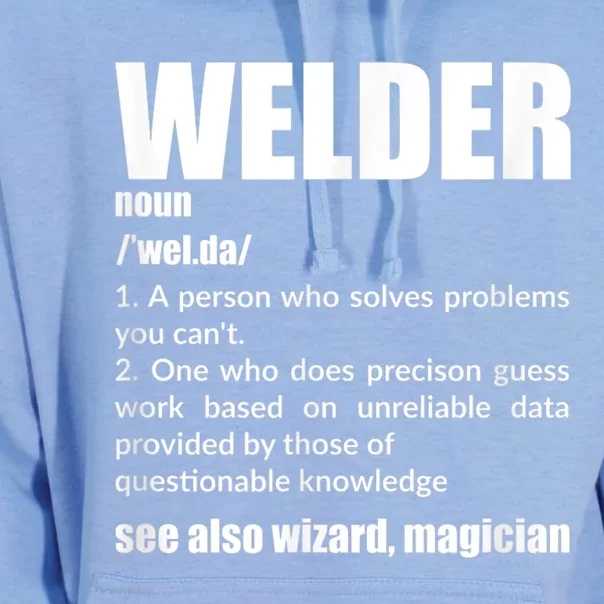 Welder Funny Saying Welding For Men Unisex Surf Hoodie