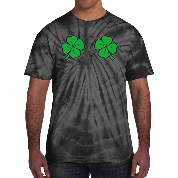 Womens Funny St Patrick's Day For Women And Couples Tie-Dye T-Shirt