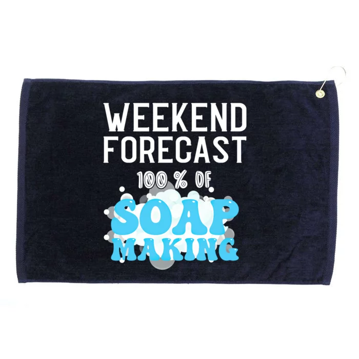 Weekend Forecast Soap Making Soap Maker Gift Grommeted Golf Towel