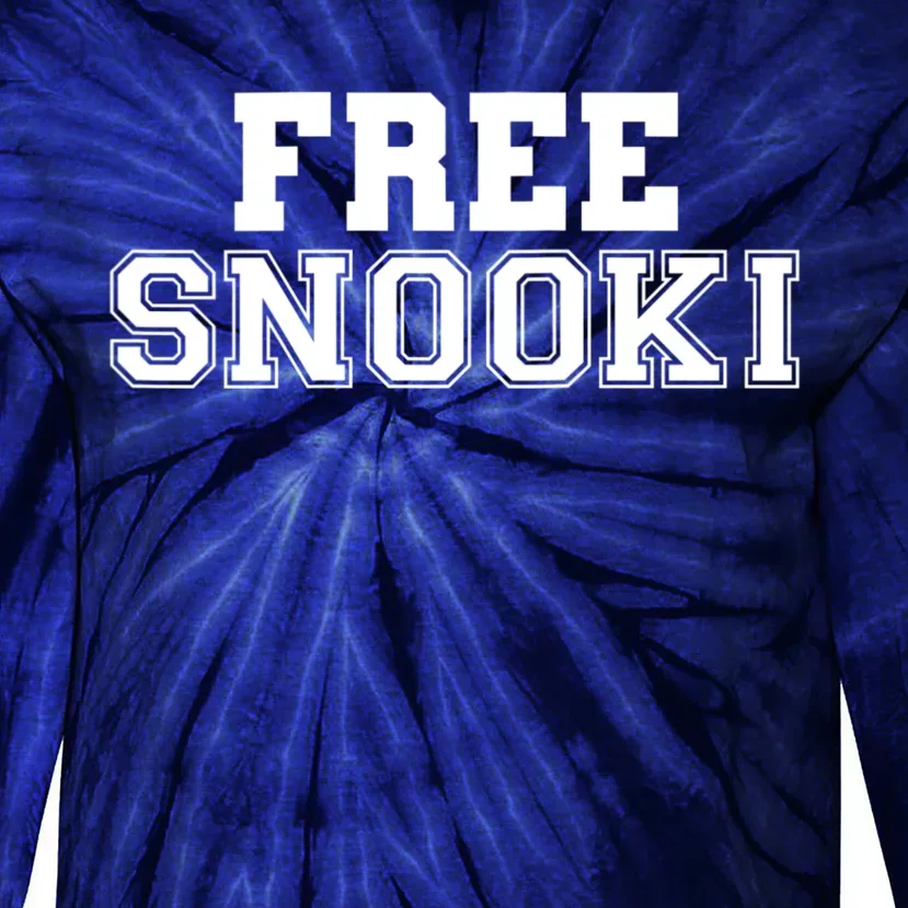 Womens Free Snooki Womens Tie-Dye Long Sleeve Shirt