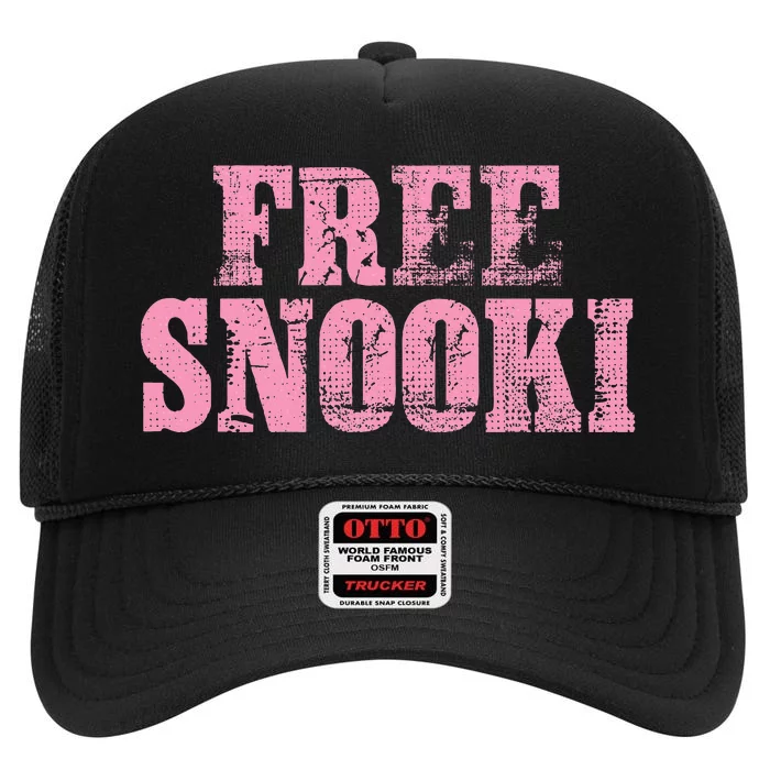 Women Free Snooki High Crown Mesh Trucker Hat