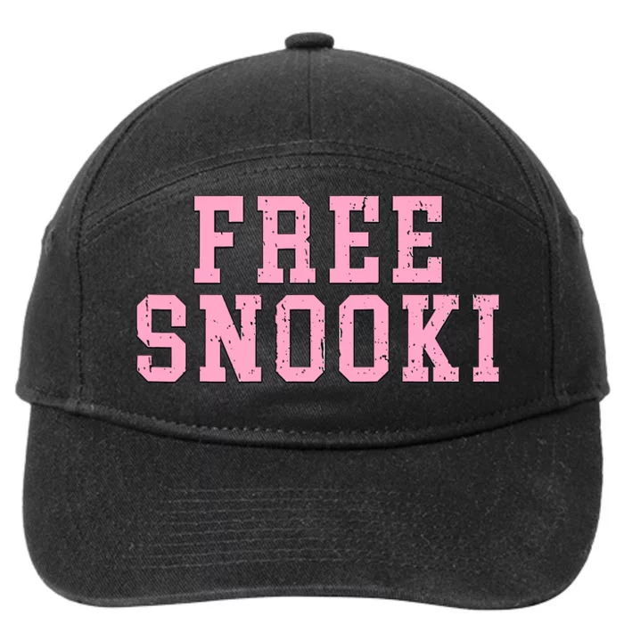 Wo Free Snooki woman Tee 7-Panel Snapback Hat