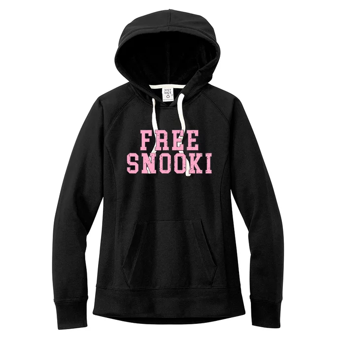 Wo Free Snooki woman Tee Women's Fleece Hoodie