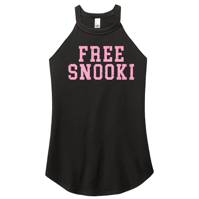 Wo Free Snooki woman Tee Women’s Perfect Tri Rocker Tank