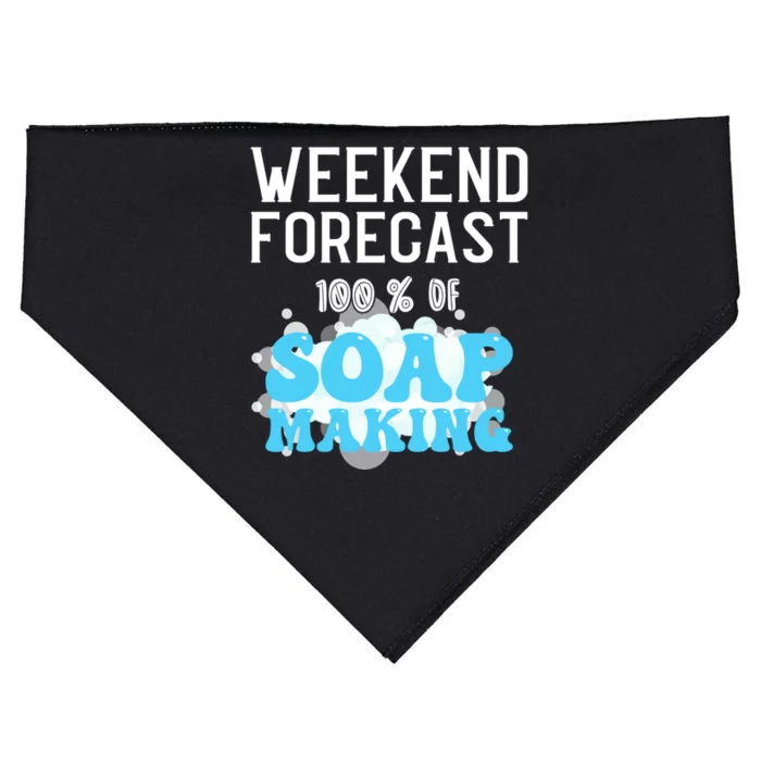 Weekend Forecast Soap Making Soap Maker Great Gift USA-Made Doggie Bandana