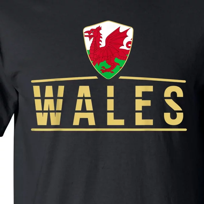 Wales Football Shirt Wales Soccer Jersey Proud Welsh Tall T-Shirt