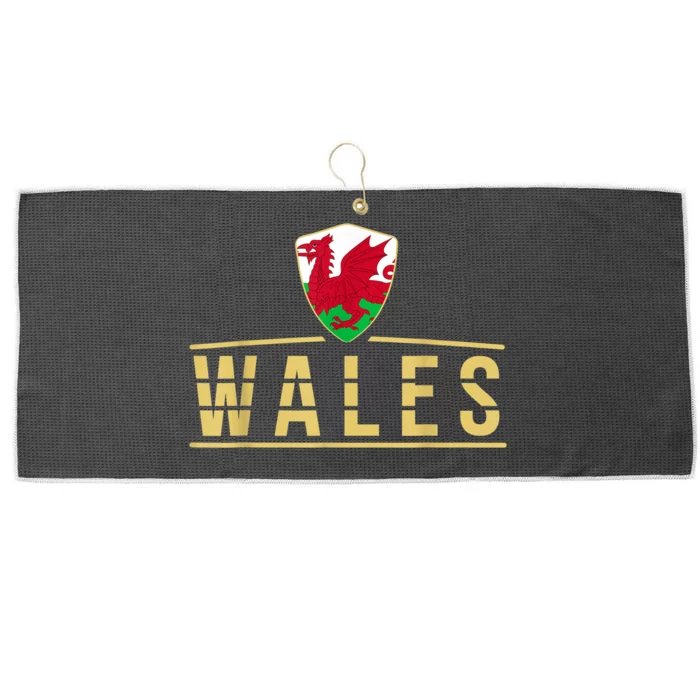 Wales Football Shirt Wales Soccer Jersey Proud Welsh Large Microfiber Waffle Golf Towel