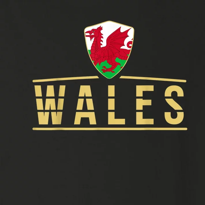 Wales Football Shirt Wales Soccer Jersey Proud Welsh Toddler Long Sleeve Shirt