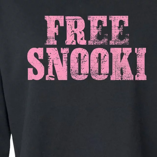 Women Free Snooki Cropped Pullover Crew