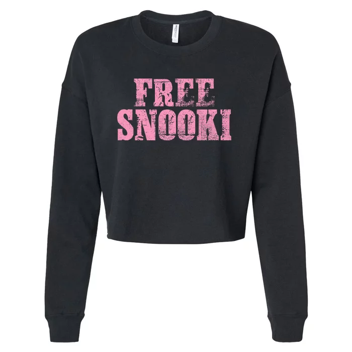 Women Free Snooki Cropped Pullover Crew