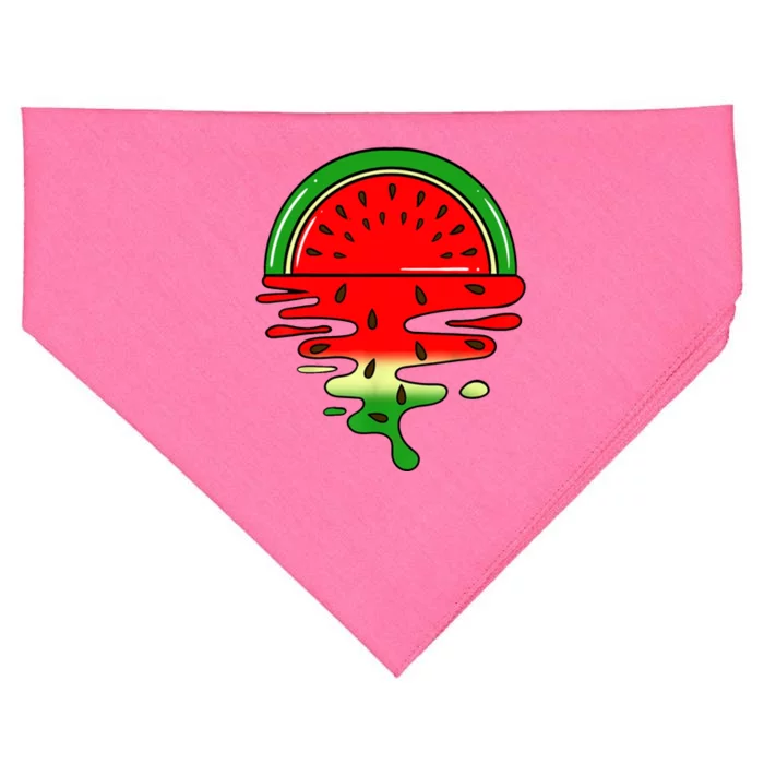 Watermelon Fruit Summer Sunset USA-Made Doggie Bandana