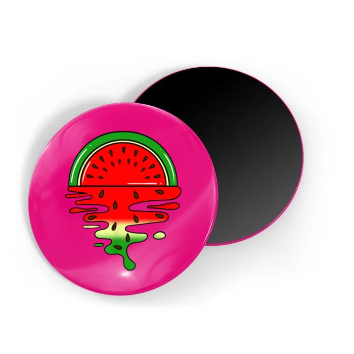 Watermelon Fruit Summer Sunset Magnet