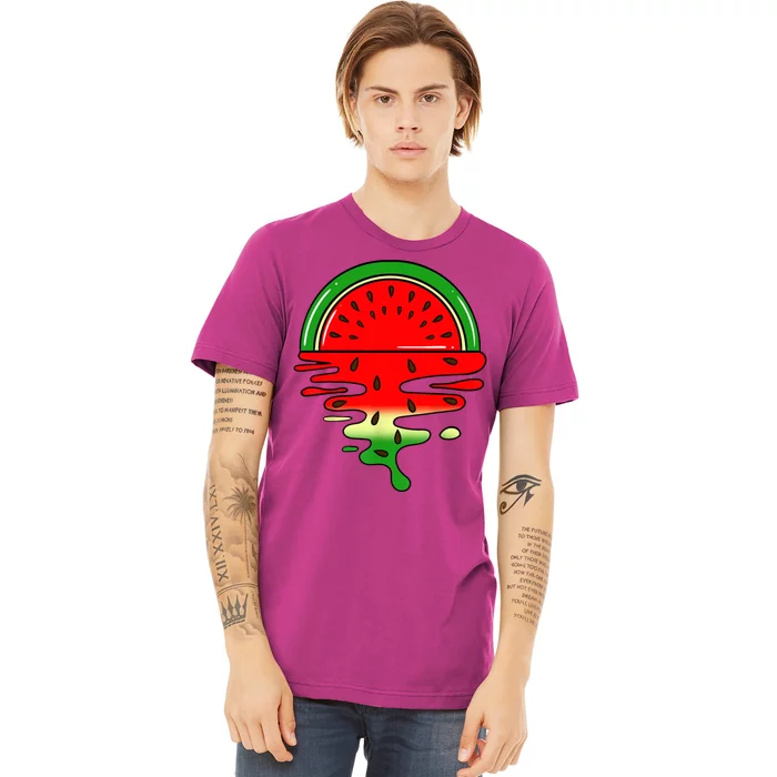 Watermelon Fruit Summer Sunset Premium T-Shirt