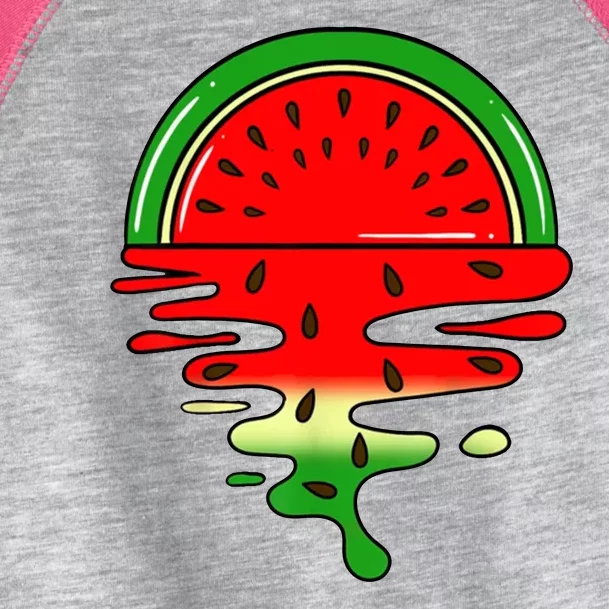 Watermelon Fruit Summer Sunset Toddler Fine Jersey T-Shirt