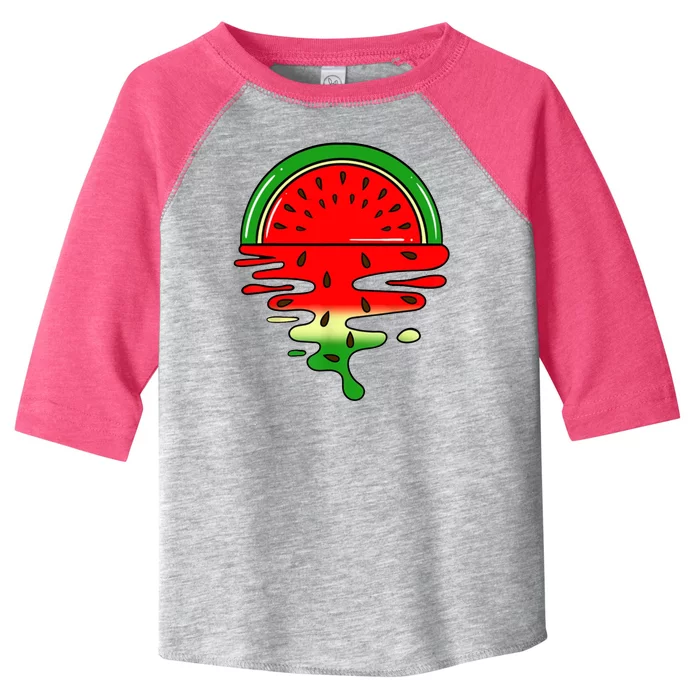 Watermelon Fruit Summer Sunset Toddler Fine Jersey T-Shirt