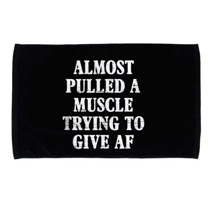 Workout Funny Saying Gym Quote Sarcastic Exercise Fitness Microfiber Hand Towel