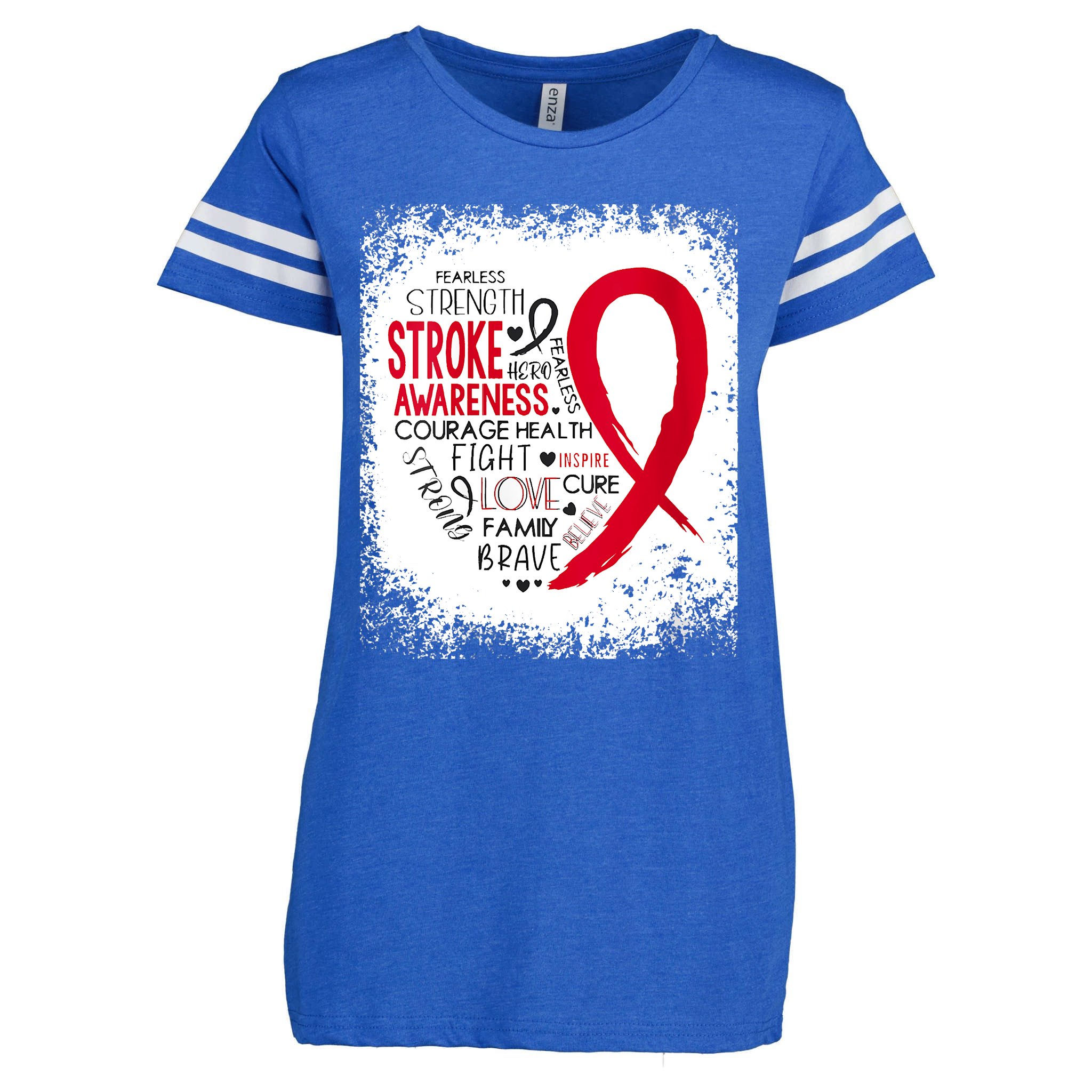 Football Breast Cancer Awareness Ribbon Women's T-shirt