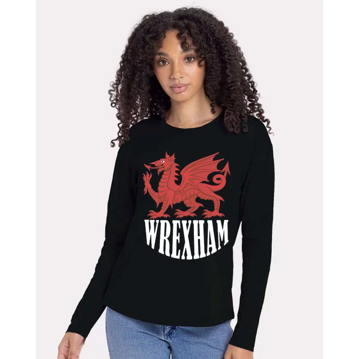 Wrexham Football Soccer Club Wrexham FC 2022 Gift Christmas 2022 Womens Cotton Relaxed Long Sleeve T-Shirt