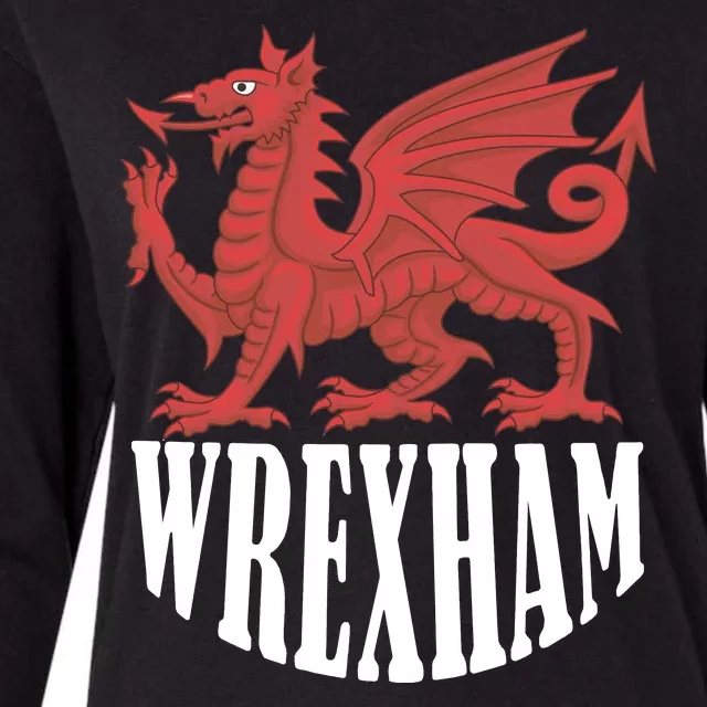 Wrexham Football Soccer Club Wrexham FC 2022 Gift Christmas 2022 Womens Cotton Relaxed Long Sleeve T-Shirt