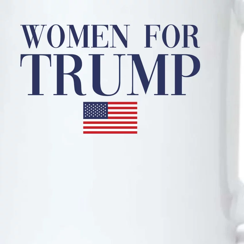 Women For Trump American Flag Black Color Changing Mug