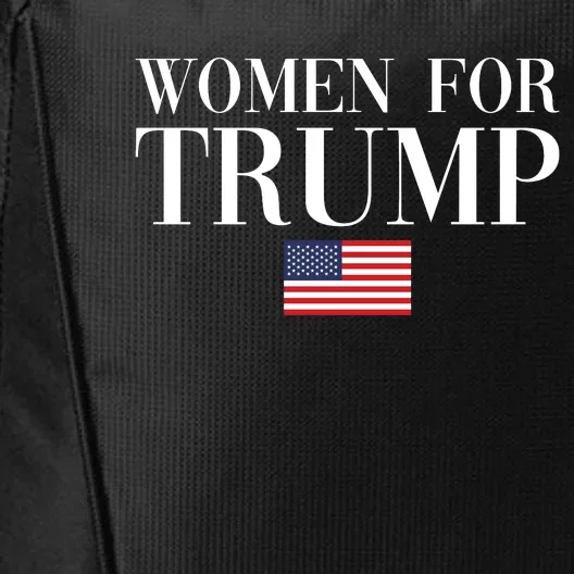 Women For Trump American Flag City Backpack