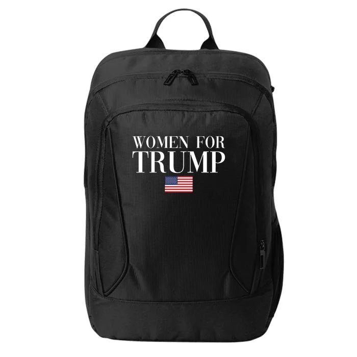 Women For Trump American Flag City Backpack