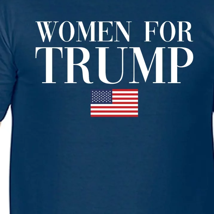 Women For Trump American Flag Comfort Colors T-Shirt